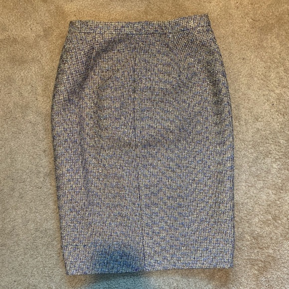 NWT J. Crew Sparkle Tweed Pencil Skirt - Picture 7 of 8